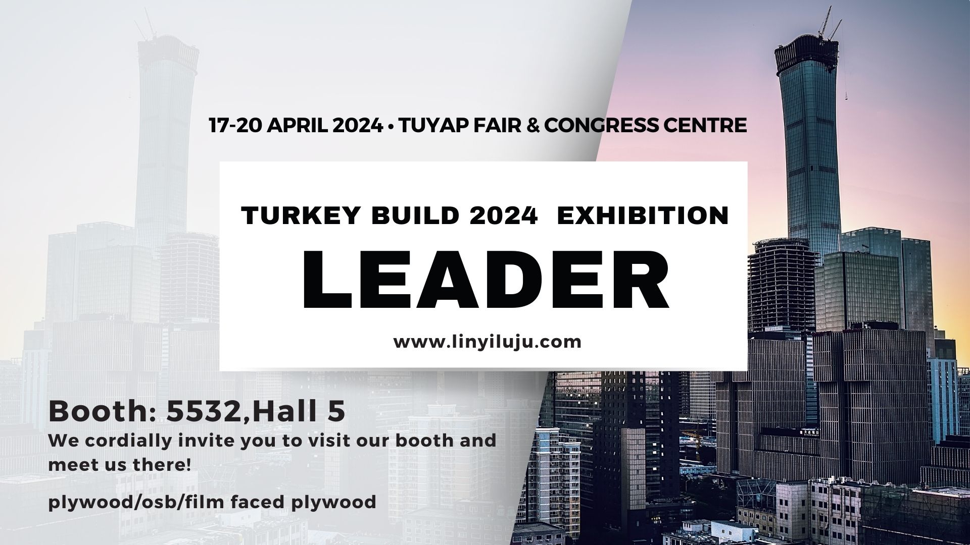 Explore LINYI LUJU INC at TURKEY BUILD 2024