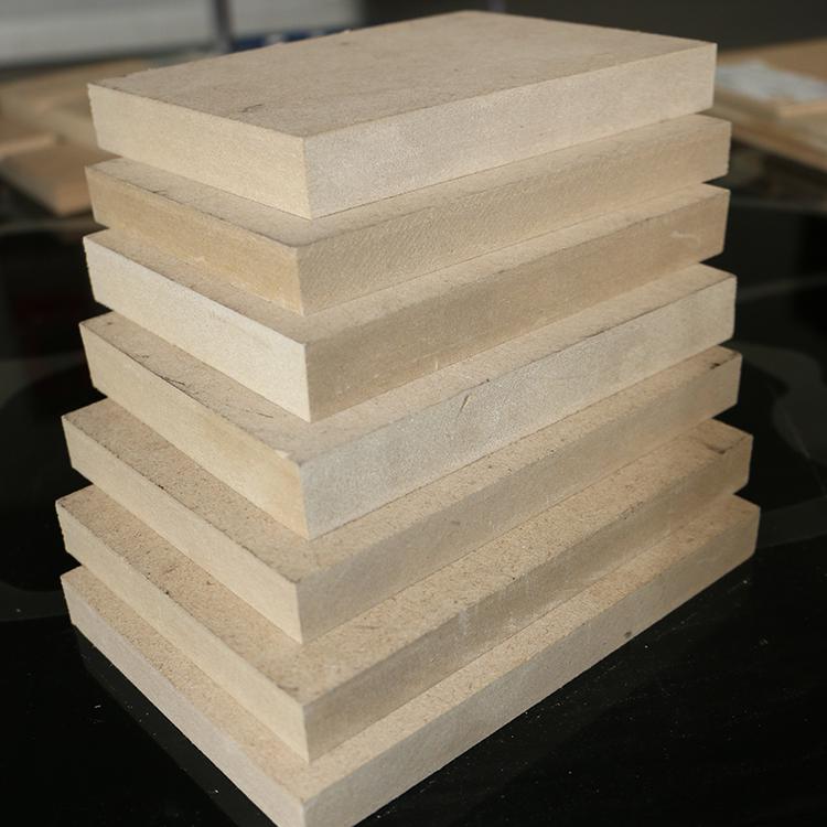 raw plain MDF board / fire resistant and moisture proof MDF